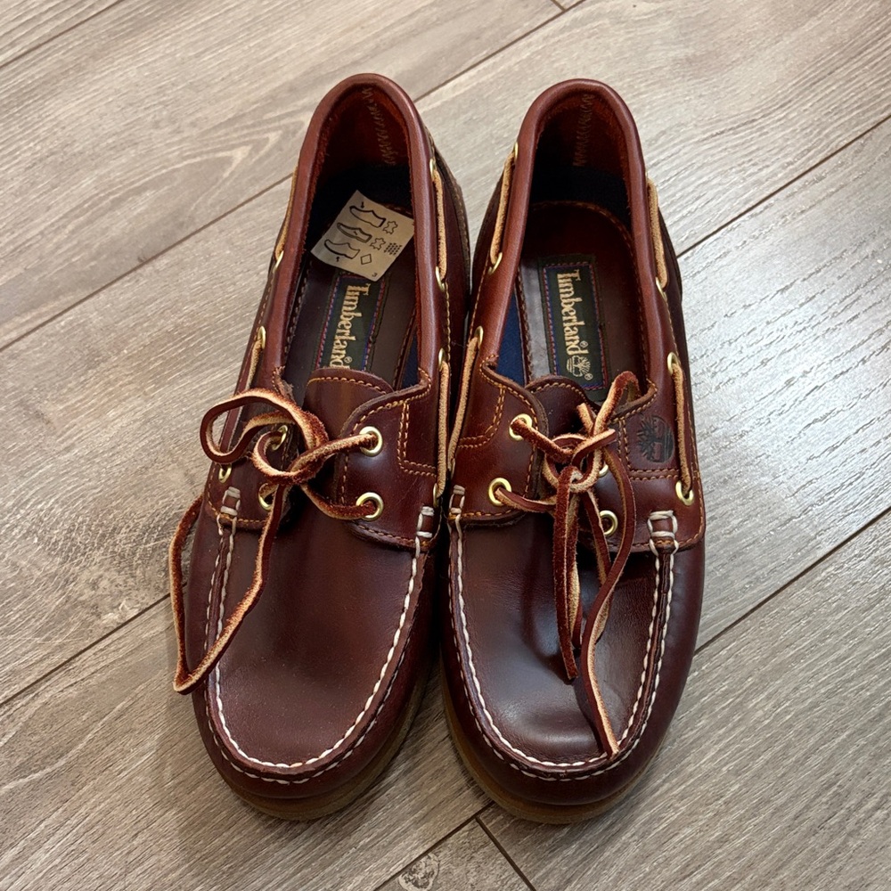 Timberland Women’s Brown Leather Loafers